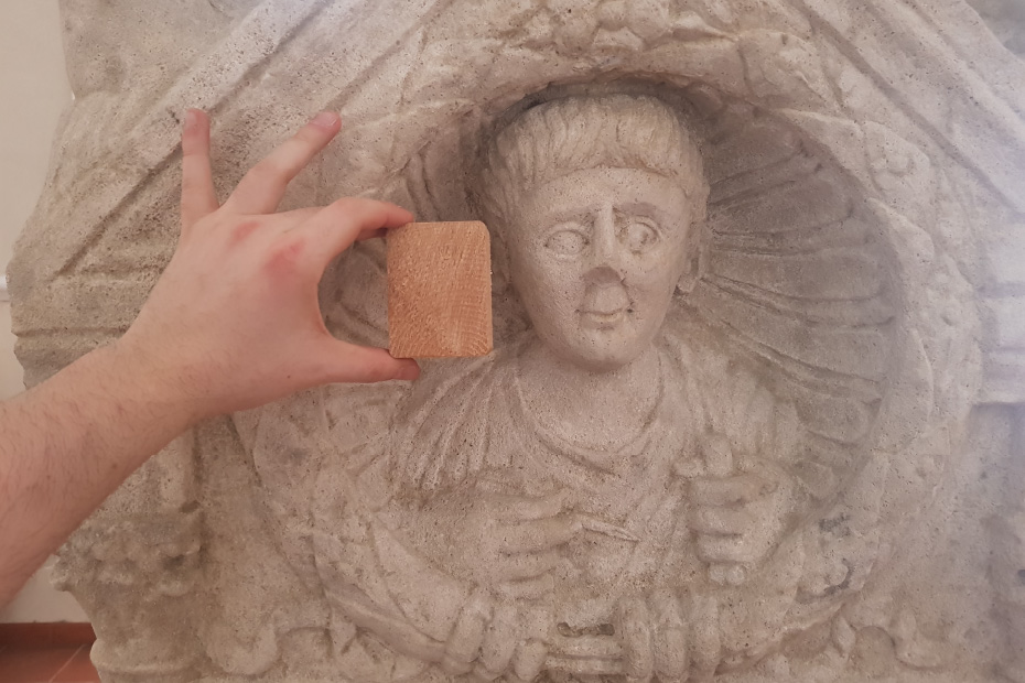 Scansione 3D di un manufatto storico alla Delizia del Verginese, patrimonio UNESCO a Ferrara