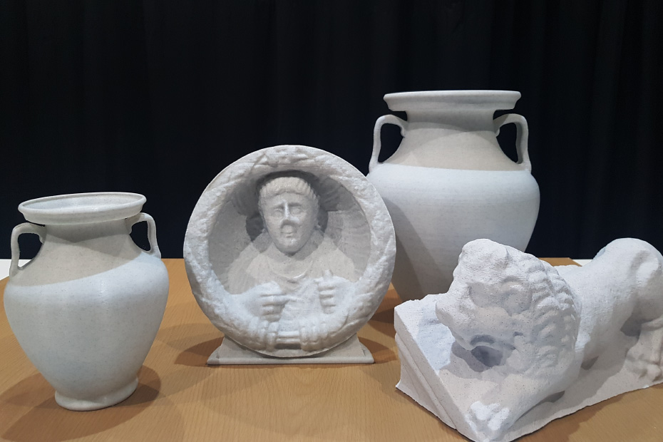 Scansione 3D di un manufatto storico alla Delizia del Verginese, patrimonio UNESCO a Ferrara